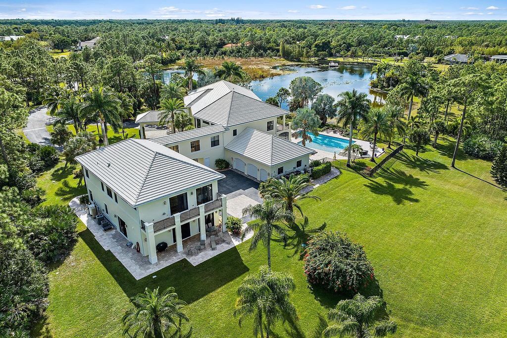 Luxurious $8.3 Million Jupiter Ranch Estate on 7.6 Acres in Exclusive Ranch Colony, Jupiter