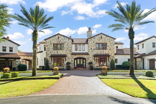 Spectacular $8.8 Million Isleworth Estate in Windermere with Panoramic Golf Views