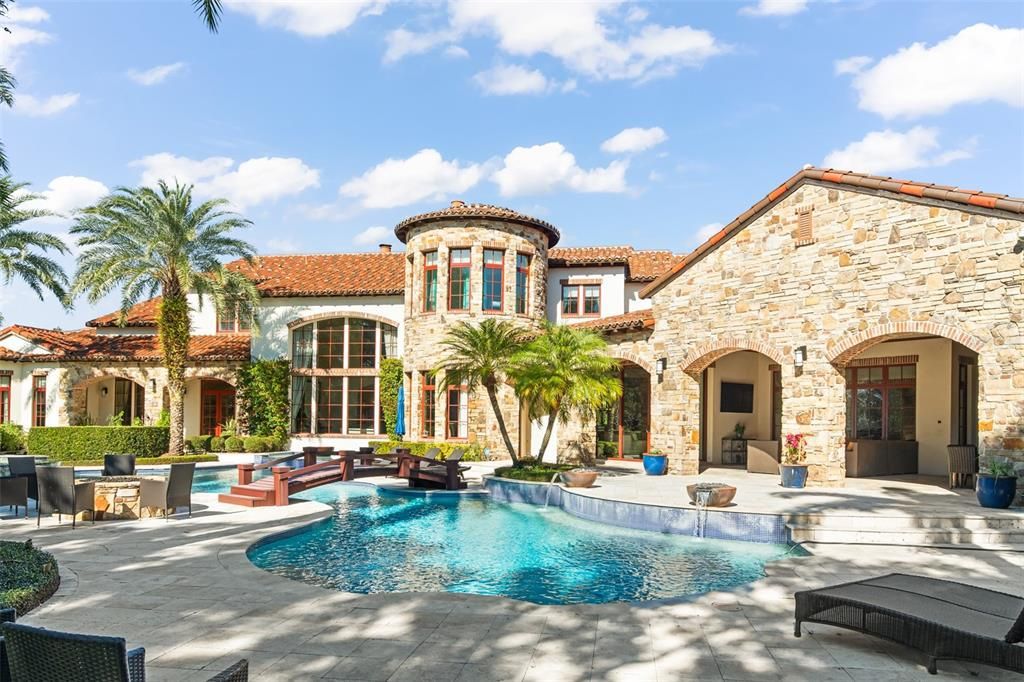 Spectacular $8.8 Million Isleworth Estate in Windermere with Panoramic Golf Views