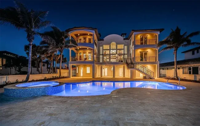 Unparalleled Luxury Beachfront Living in Redington Beach Listed for $9,999,999