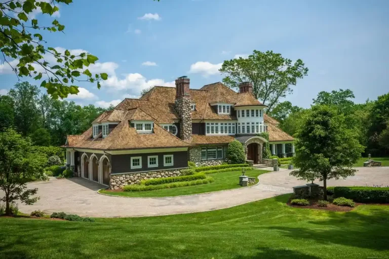 A Connecticut Treasure: $4.9M English Manor Offering Timeless Charm and Modern Amenities