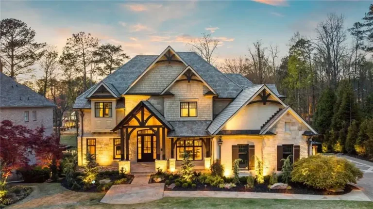 Lavish Lakefront Retreat in Alpharetta Offers Unmatched Elegance for $3.5 Million