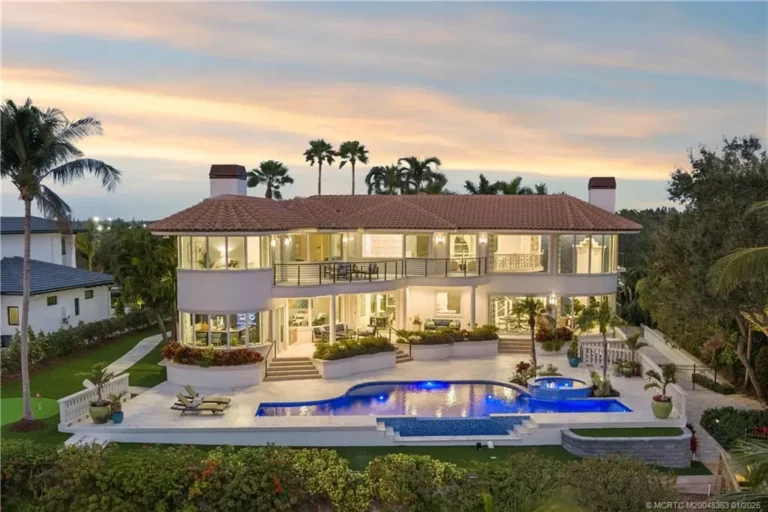 Discover a Waterfront Masterpiece in Sewalls Point: Architectural Brilliance Listed at $10.5 Million