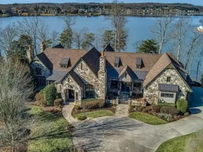 468 Careen Ct Stunning Tudor Style Lakefront Home in Tennessee Now Available for 6 1