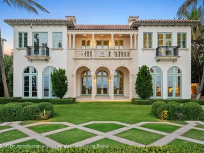 516 S Ocean Blvd Mediterranean Oceanfront Masterpiece in Palm Beach Listed for 60 Million 1