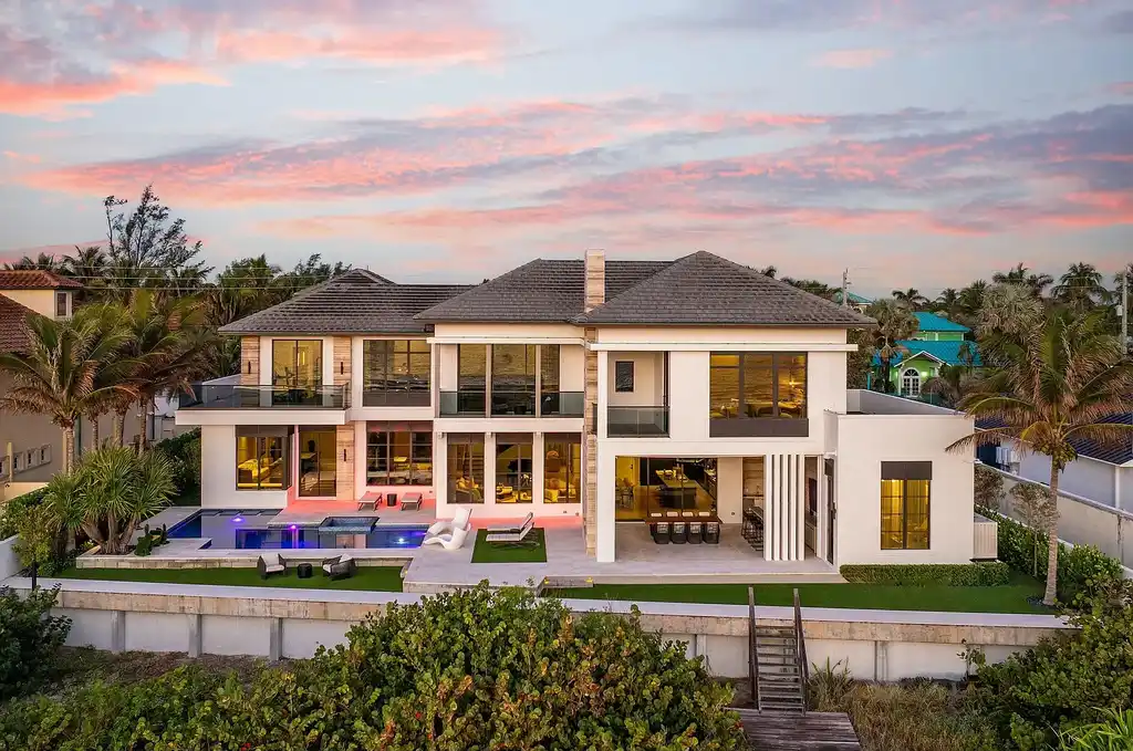 707 N Ocean Boulevard, a $27.95M ultra-luxury estate in Delray Beach Real Estate, featuring direct oceanfront views, modern architecture, and world-class amenities.