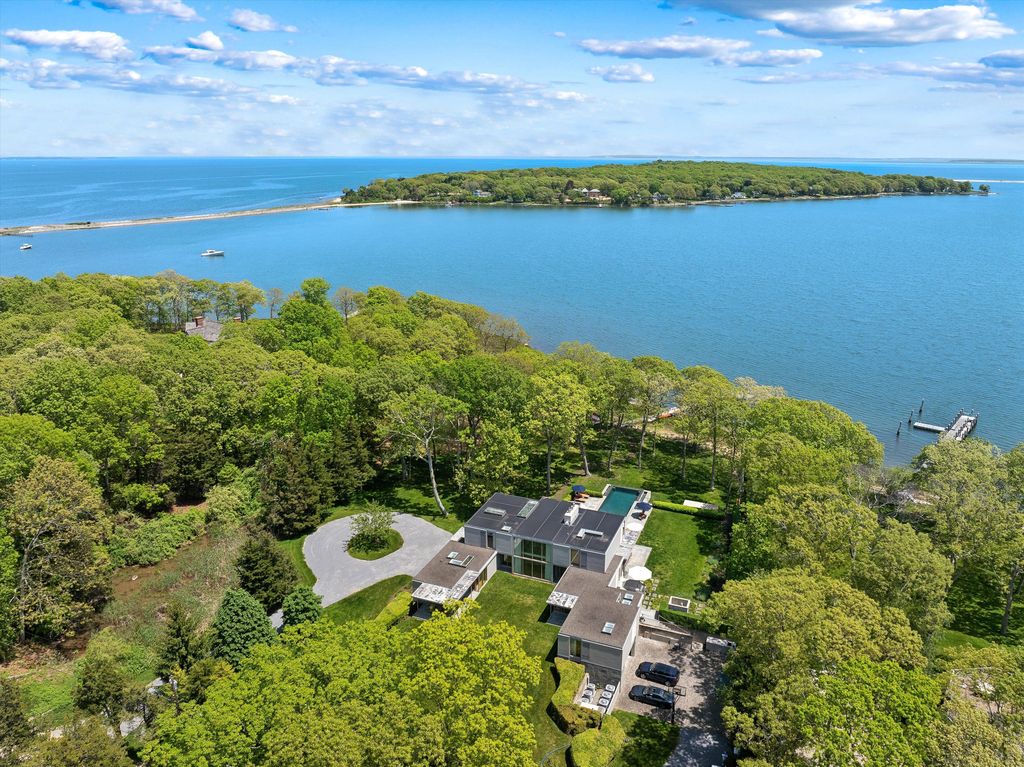 8 Little Ram Island Dr: A Waterfront Masterpiece in Shelter Island Hits the Market for $12.75 Million