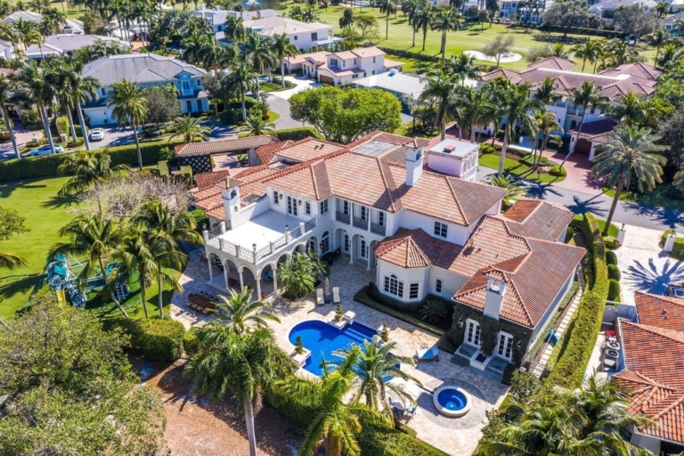 1869 Sabal Palm Drive: $19.9 Million Luxury Golf Course Mansion in Boca Raton