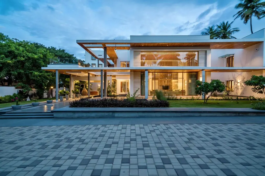 The N Cube Villa by Cubism Architects, A Modern Architectural Marvel in Tamil Nadu