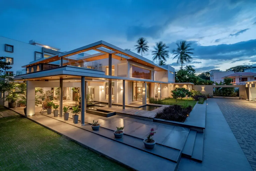 N Cube Villa by Cubism Architects A Modern Architectural Marvel in Tamil Nadu 12