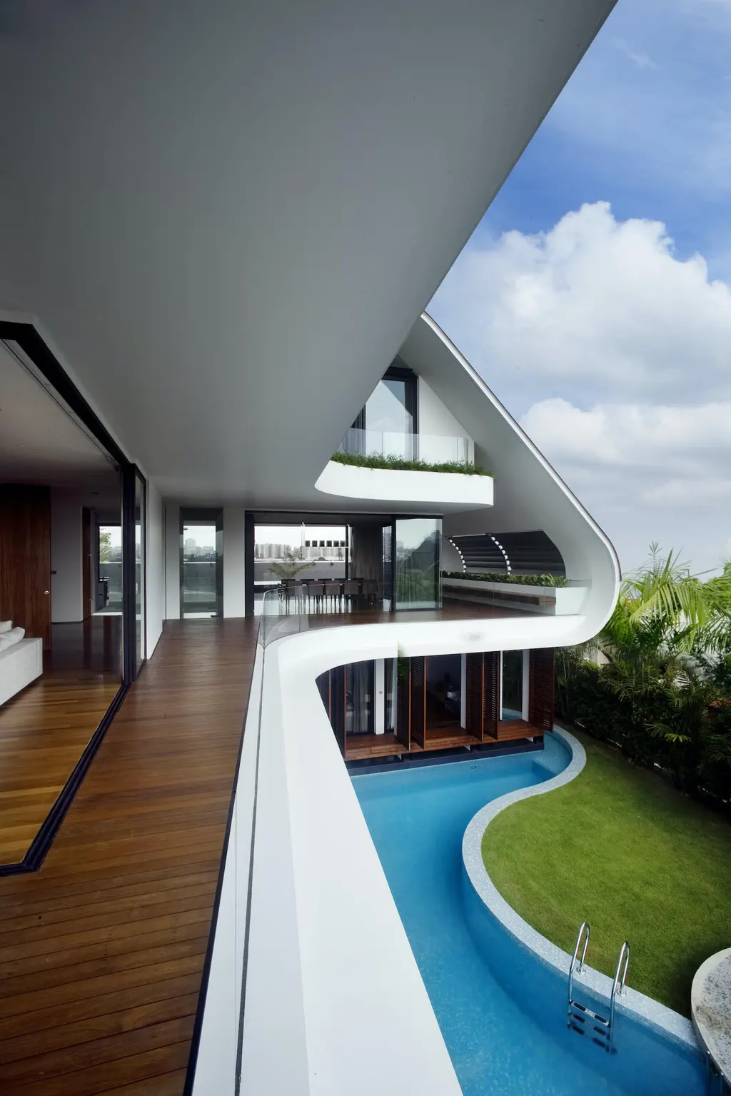 Ninety7 House by Aamer Architects, A Dynamic Architectural Marvel