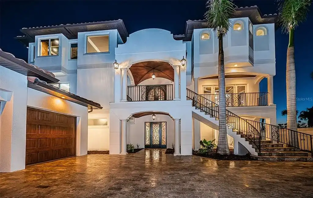 Built in 2014, this single-family residence stands on a 0.37-acre lot with 80 feet of pristine white sand beach frontage. The home’s architectural brilliance combines Tuscan coastal elements with modern craftsmanship, ensuring every detail is both aesthetically pleasing and functionally superior. With $1,532 per square foot, this estate is a testament to luxury living in Redington Beach real estate.