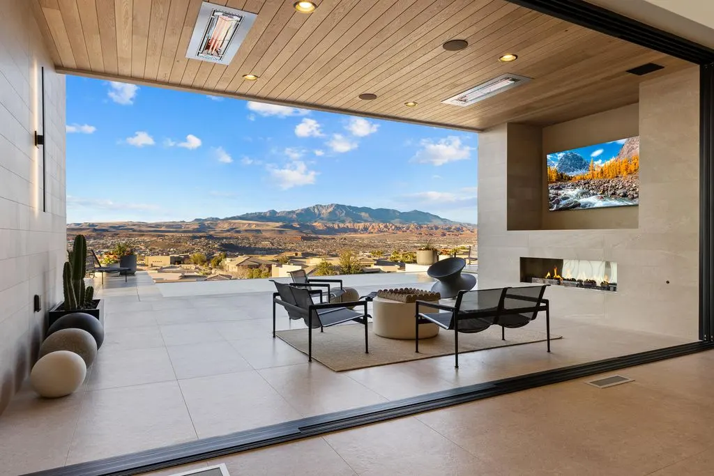 2031 E Pinnacle Dr Baja Contemporary Masterpiece with Expansive Utah Views Asks 7.5 Million 10