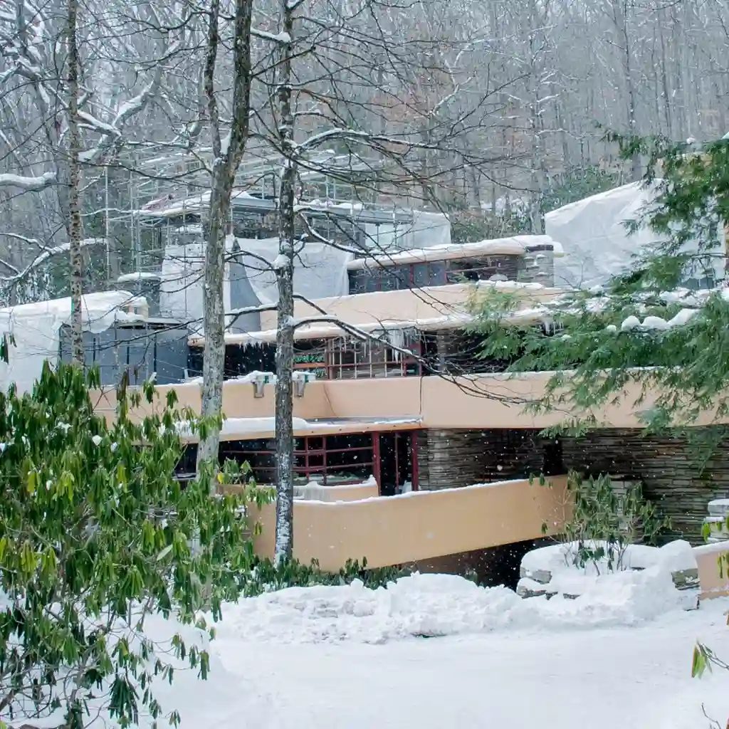 Frank Lloyd Wright’s Fallingwater Faces Major Restoration