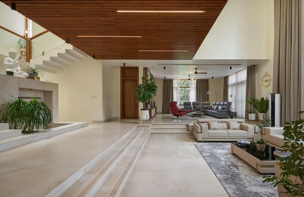 House at California Layout by architecture+Swath, A Harmonious Blend of Elegance and Modernity