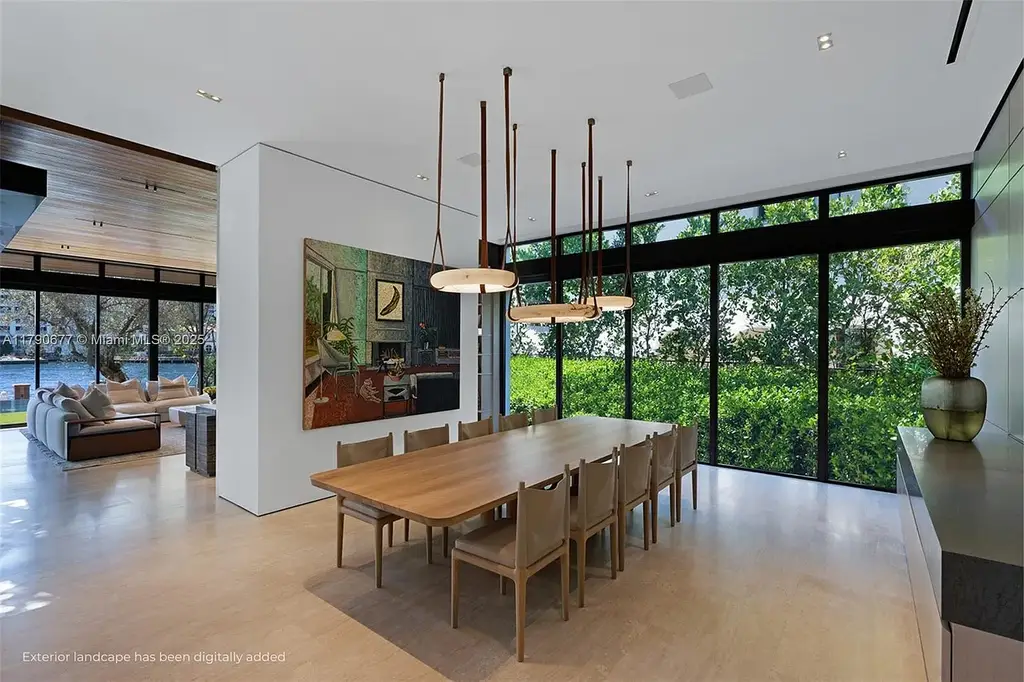 194 S Island Dr Golden Beach FL – Modern waterfront estate with Iroko wood and hand-placed stone facade, listed for $35 million