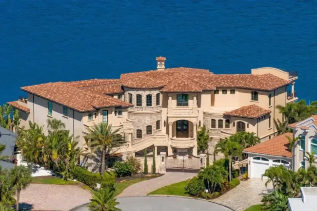 A $12 Million Mediterranean Masterpiece in Tierra Verde Offers Resort-Style Waterfront Living With Hollywood Prestige