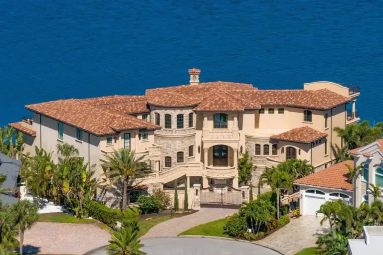 A $12 Million Mediterranean Masterpiece in Tierra Verde Offers Resort-Style Waterfront Living With Hollywood Prestige