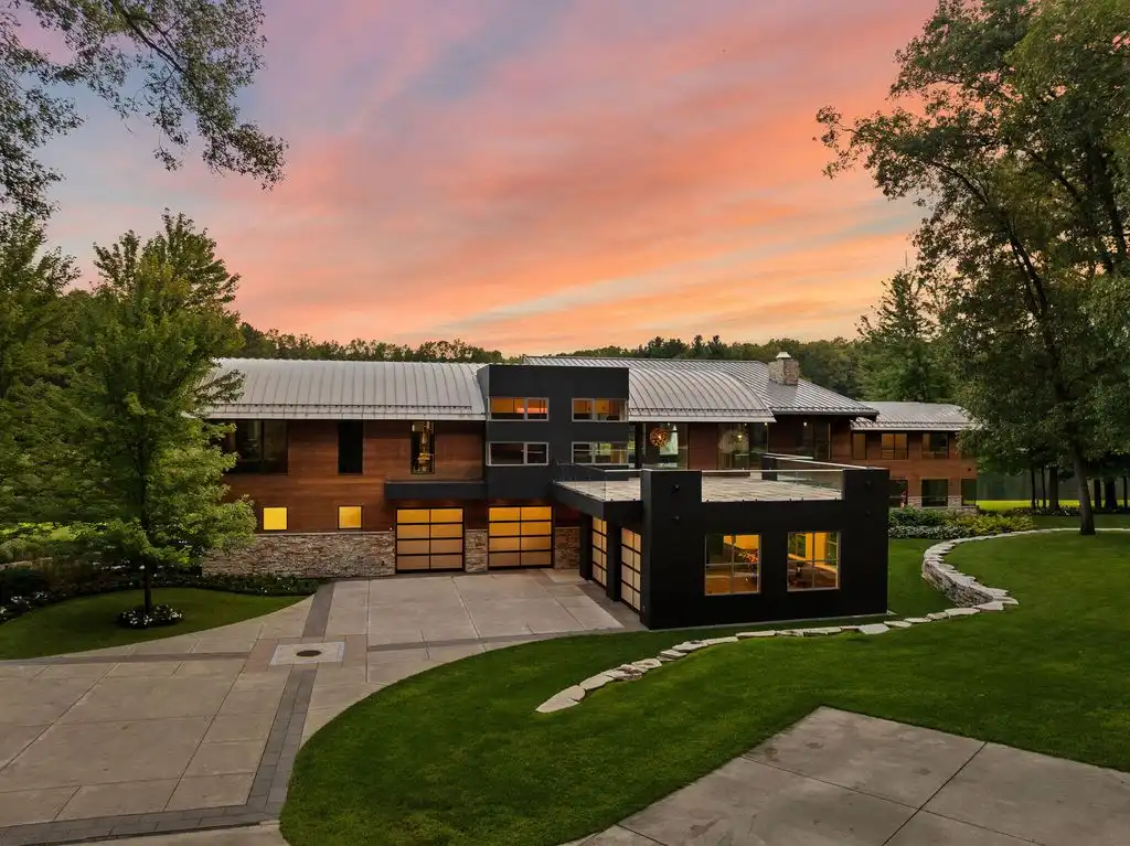 10463 W H Ave Offers Unrivaled Tranquility and Grand Luxury on 28 Acres in Michigan for 3.2 Million 3