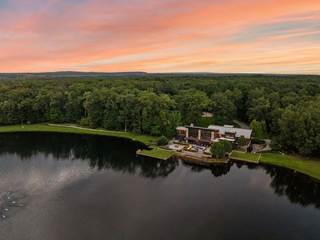 10463 W H Ave Offers Unrivaled Tranquility and Grand Luxury on 28 Acres in Michigan for 3.2 Million 5