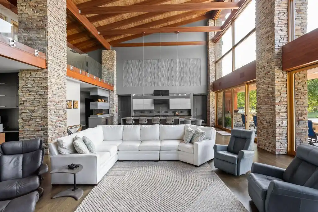 10463 W H Ave Offers Unrivaled Tranquility and Grand Luxury on 28 Acres in Michigan for 3.2 Million 9