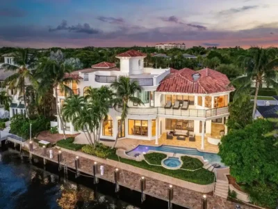 155 SE Spanish Trail Boca Raton FL Luxury Waterfront Estate Listed at 13.8M with Resort Style Amenities 1