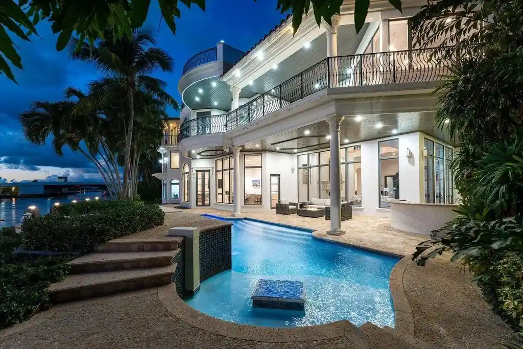 155 SE Spanish Trail Boca Raton FL Luxury Waterfront Estate Listed at 13.8M with Resort Style Amenities 5