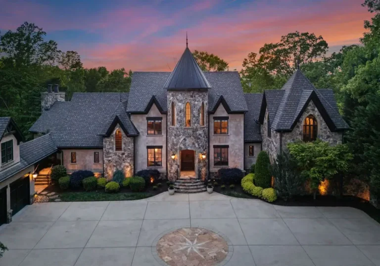 Exquisite European-Style Waterfront Estate Lists for $7.5M on Lake Norman’s Shores