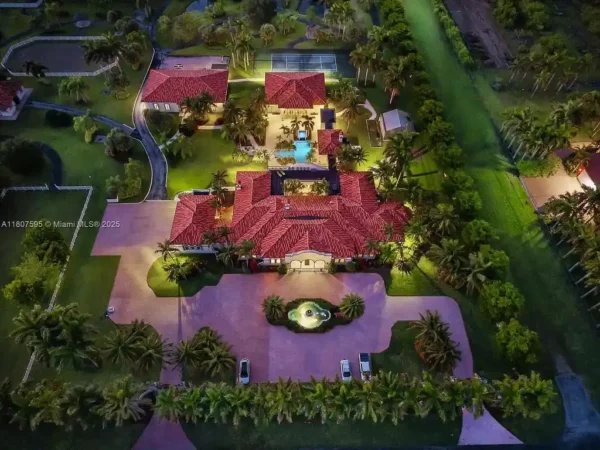 A $8.3 Million Resort-Style Equestrian Retreat in Miami with Private Airstrip, Stables, and Entertainment Pavilion