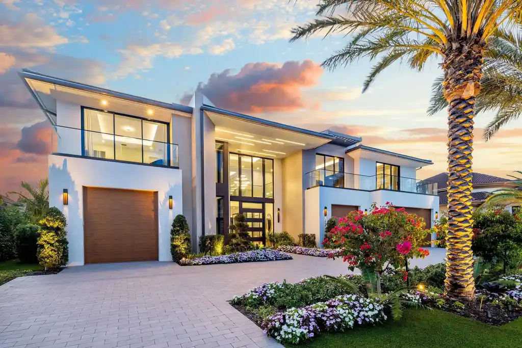 1955 Thatch Palm Drive Hits Market at 15M A Sophisticated New Build in Boca Raton 1