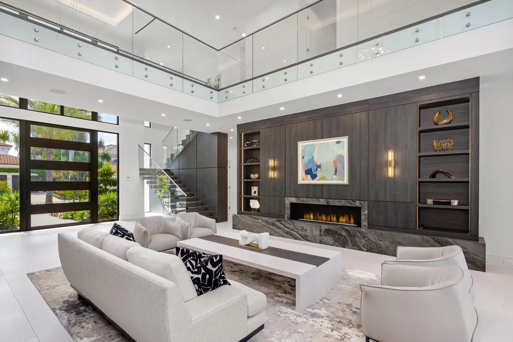 1955 Thatch Palm Drive Hits Market at 15M A Sophisticated New Build in Boca Raton 6