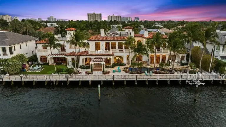 A $28.5 Million Mediterranean Masterpiece Offers Resort-Caliber Living in Fort Lauderdale
