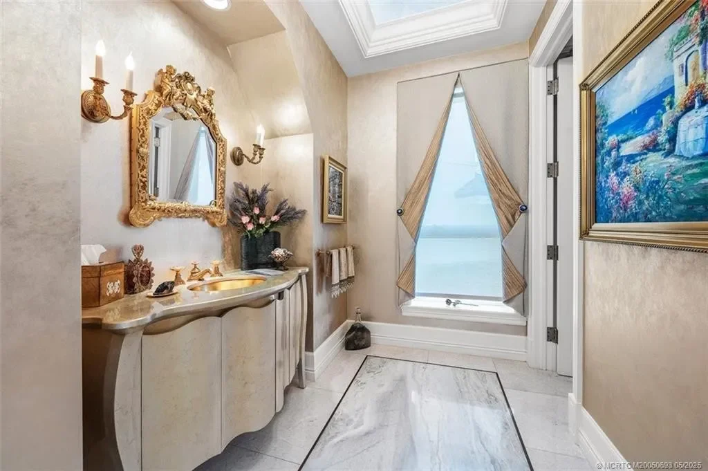 Private heated pool and spa overlooking the ocean at 3066 SE Dune Drive Stuart FL