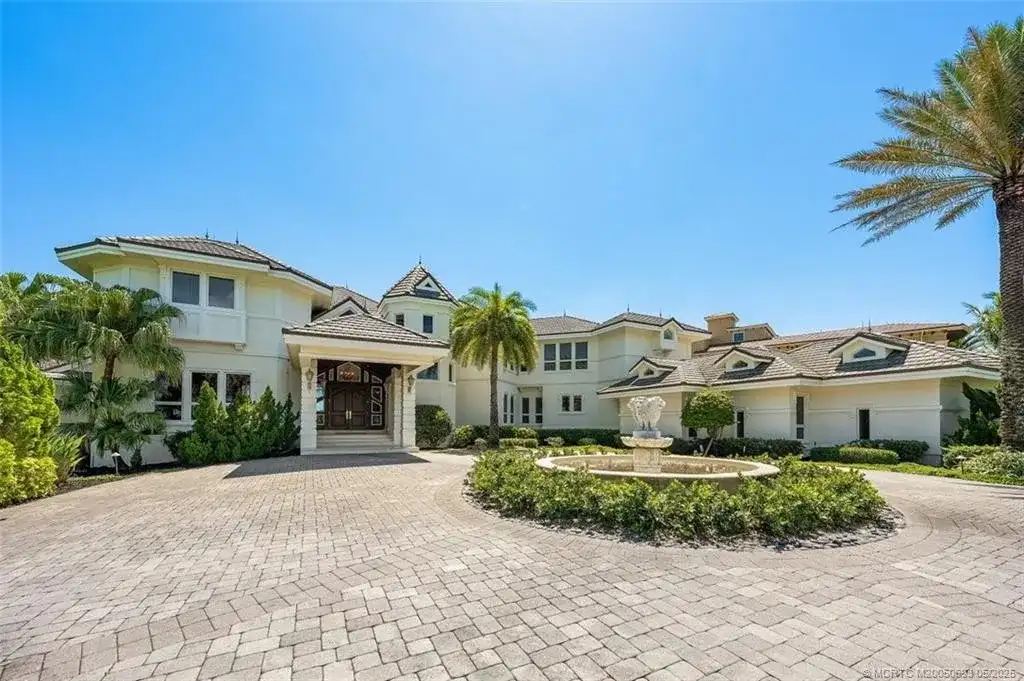 Private heated pool and spa overlooking the ocean at 3066 SE Dune Drive Stuart FL