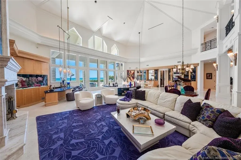 Private heated pool and spa overlooking the ocean at 3066 SE Dune Drive Stuart FL