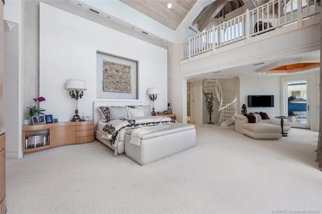Private heated pool and spa overlooking the ocean at 3066 SE Dune Drive Stuart FL