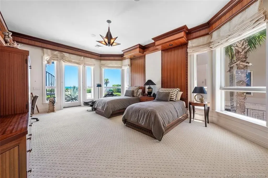Private heated pool and spa overlooking the ocean at 3066 SE Dune Drive Stuart FL