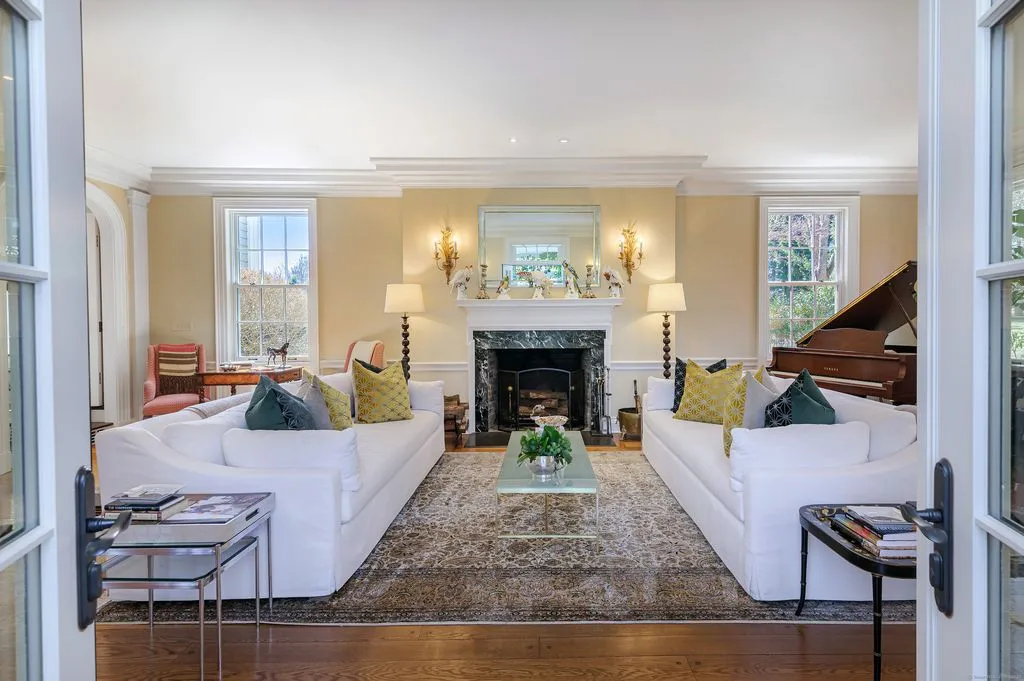384 W Ln Exquisite Connecticut Estate Embodies Timeless Luxury on 13 Park Like Acres for 7 Million 5