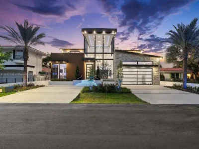 401 Bontona Ave Fort Lauderdale 8.4M Spectacular New Waterfront Estate with Resort Style Amenities 1