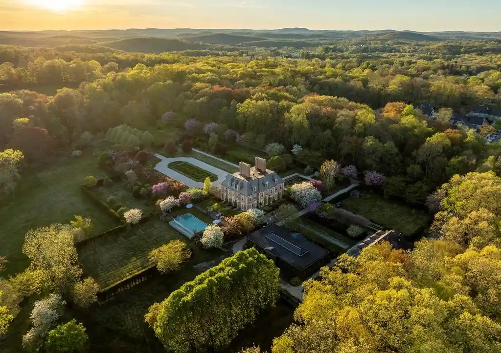 422 Hardscrabble Road A Magnificent Architectural Masterpiece on 83 Acres Asks 9.25 Million 1