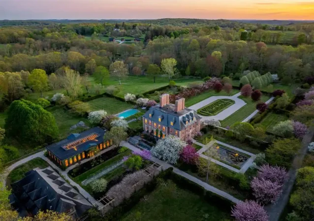 Timeless English Elegance Meets Equestrian Luxury in North Salem for $9.25 Million