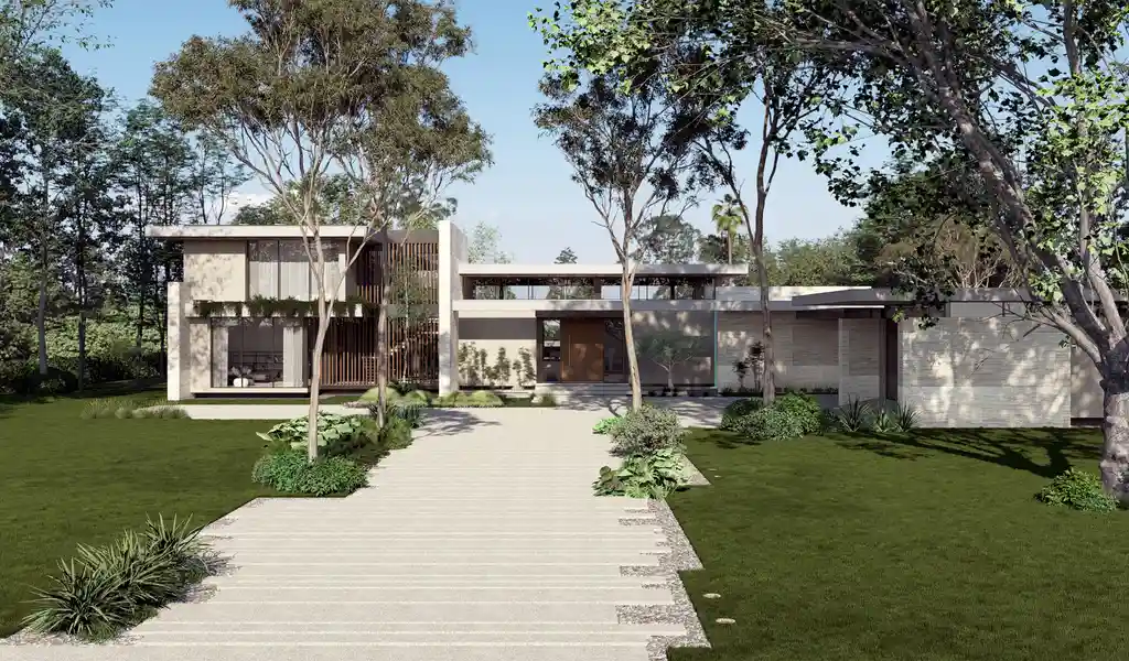 Atlantic Fields by SDH Studio A Modern Retreat in Hobe Sounds Natural Landscape 3