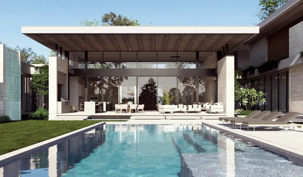 Atlantic Fields by SDH Studio A Modern Retreat in Hobe Sounds Natural Landscape 9