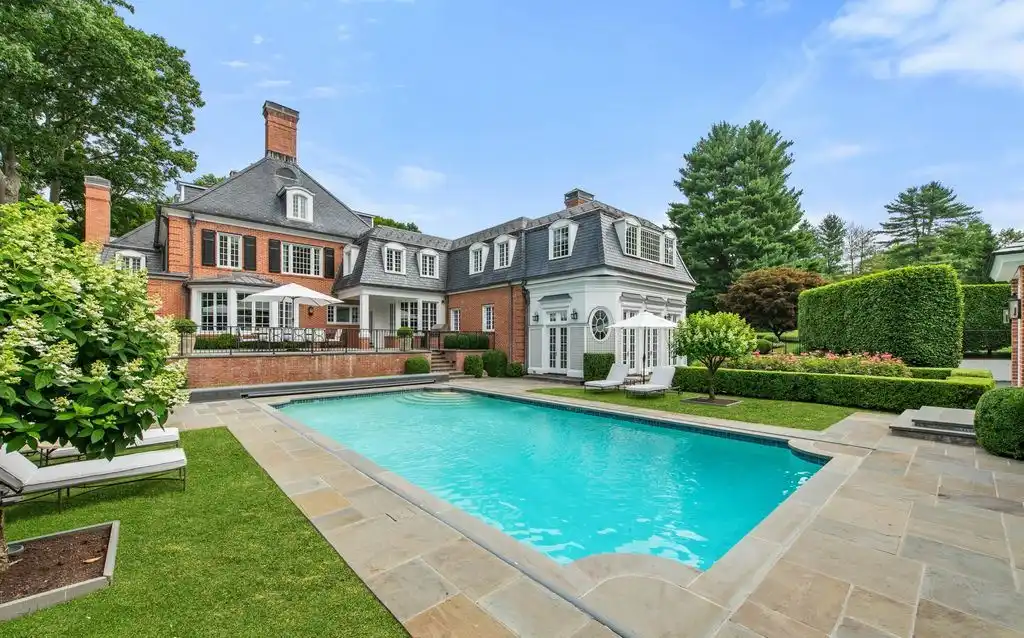 Exquisite French Country Manor at 29 Round Hill Club Rd in Connecticut Asks 17 10