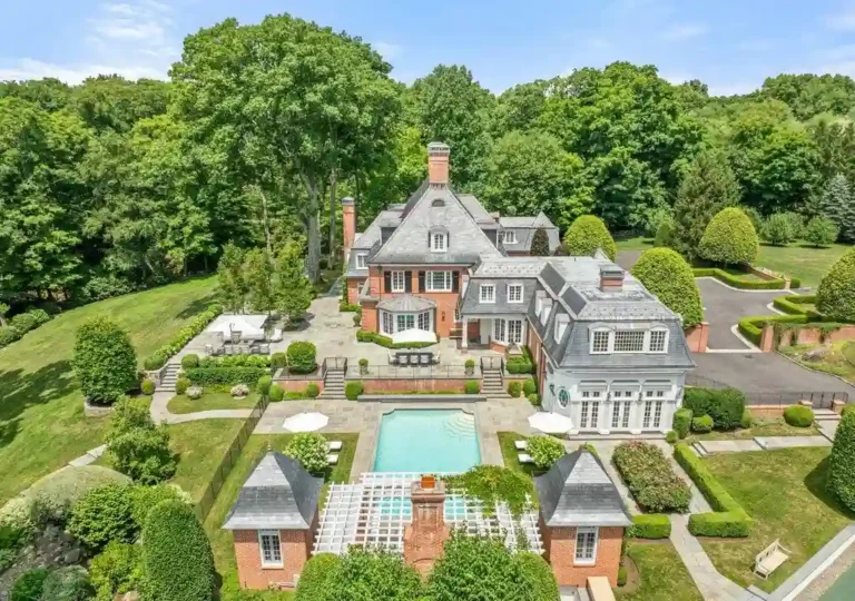 Architectural Elegance Meets Seclusion in This $17.45M French Estate in Connecticut