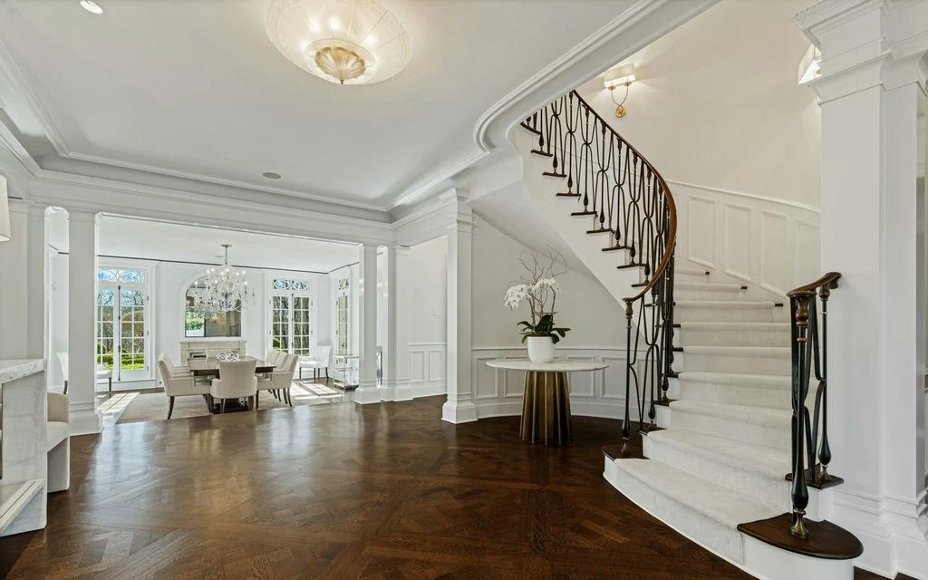 Exquisite French Country Manor at 29 Round Hill Club Rd in Connecticut Asks 17 3