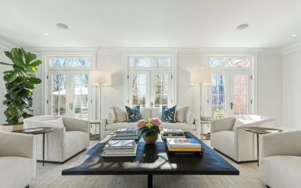 Exquisite French Country Manor at 29 Round Hill Club Rd in Connecticut Asks 17 5