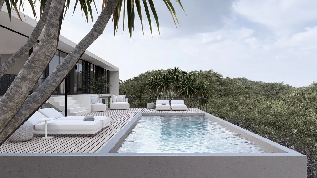 Fase 19 Villa by STATE of Architecture, A Modern Tropical Villa Rooted in Serenity at Coral Estate