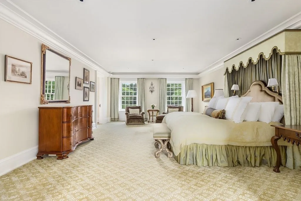 Iconic 38M Estate at 180 Ash St Weston Offers Timeless Grandeur and Modern Luxury 8