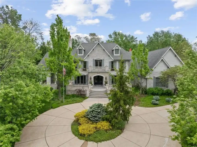 Stately Manse Blending French and English Styles Lists for $3 Million in Missouri